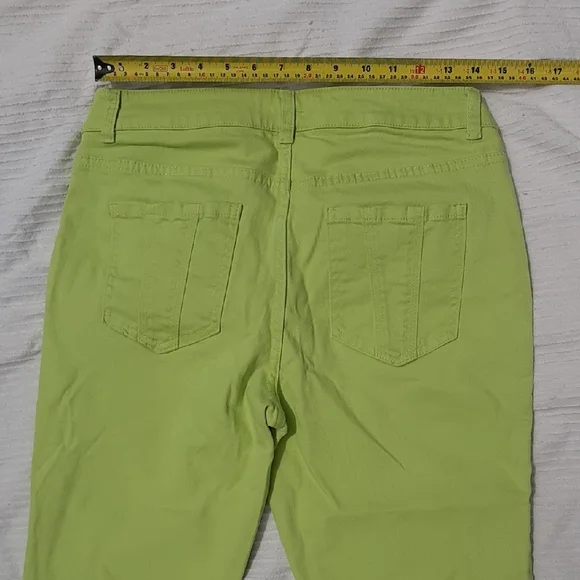 Christopher&Banks💚Green Jeans Y2K Size 6 - Picture 3 of 6